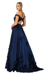 2 of 4 Cecilia Couture 2144 Navy