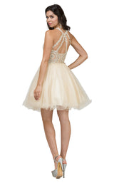 14 of 14 Dancing Queen 2156 Dress Champagne