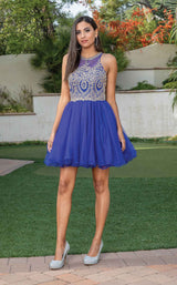 10 of 14 Dancing Queen 2156 Dress Royal