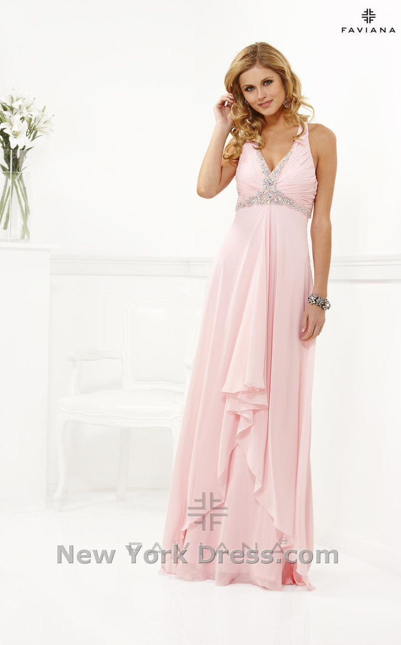 Faviana 6916 Ivory/Pink