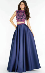 3 of 7 Alyce 6780 Navy/Fuchsia