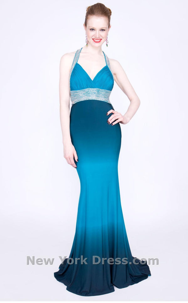 Jovani 151692 Green Ombre