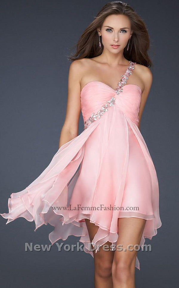 La Femme 16903 Cotton Candy Pink