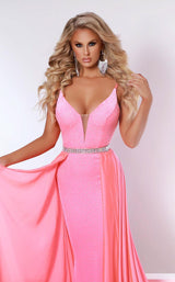 4 of 6 Johnathan Kayne 2400 Dress Flamingo