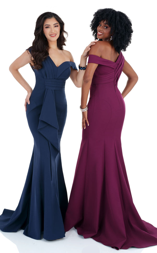 Cecilia Couture 2508 Burgundy and Navy