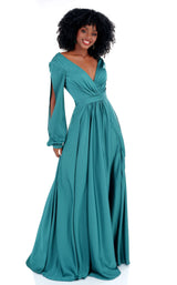 2 of 4 Cecilia Couture 2520 Teal