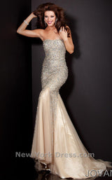 1 of 7 Jovani 4426 Champagne