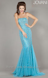 3 of 7 Jovani 4426 Turquoise