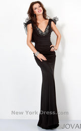 4 of 4 Jovani 5402 Black