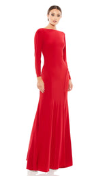 2 of 4 Mac Duggal 25929 Dress Red