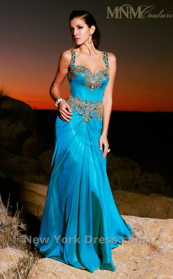 MNM Couture 7492 Blue