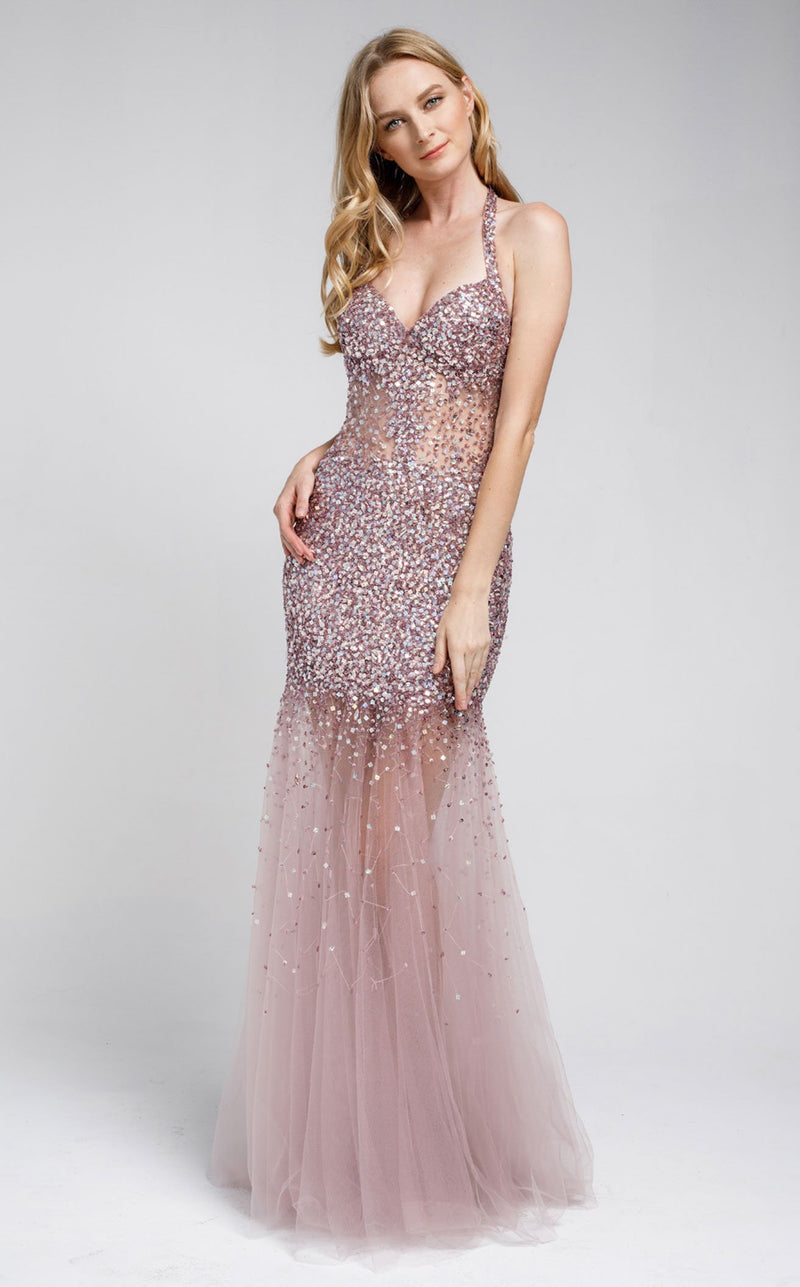 Glitz and Glam GG259 Dress Rose