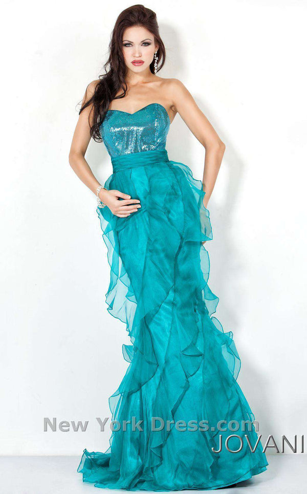 Jovani 531 Teal