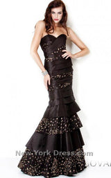 1 of 3 Jovani 9966 Black/Gold