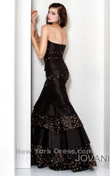 2 of 3 Jovani 9966 Black/Gold