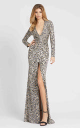 1 of 3 Mac Duggal 26370 Dress Black-Multi