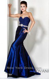 1 of 2 Jovani 6480 Navy