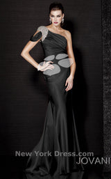 2 of 7 Jovani 5169 Black