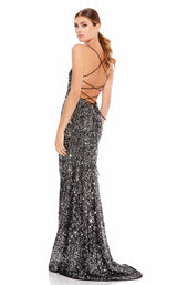 3 of 4 Mac Duggal 26444 Dress Dark-Silver