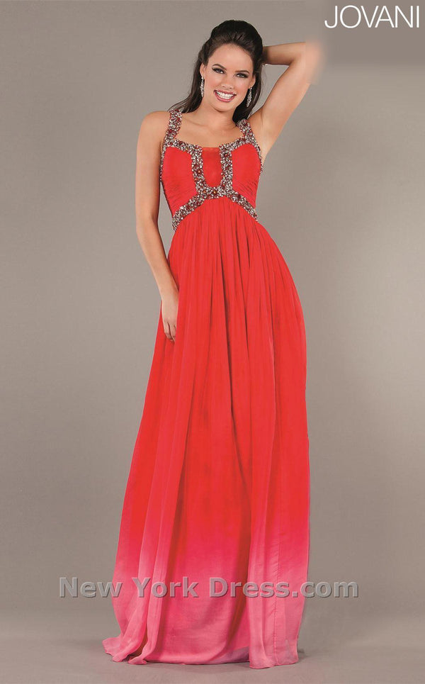 Jovani 4980 Red/Ombre