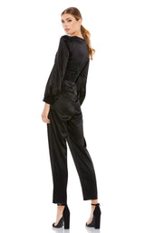 4 of 5 Mac Duggal 2647 Jumpsuit Black