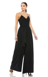 1 of 7 Mac Duggal 2651 Jumpsuit Black