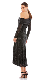 2 of 3 Mac Duggal 26551 Dress Black