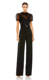 1 of 6 Mac Duggal 26621 Jumpsuit Black