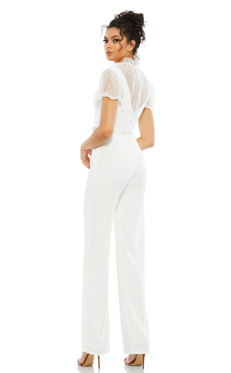 Mac Duggal 26621 Jumpsuit White