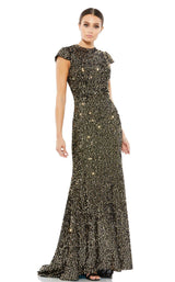 1 of 3 Mac Duggal 26647 Dress Black-Gold