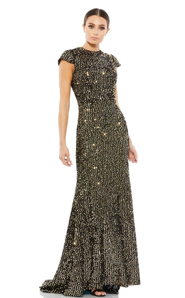 Mac Duggal 26647 Dress Black-Gold