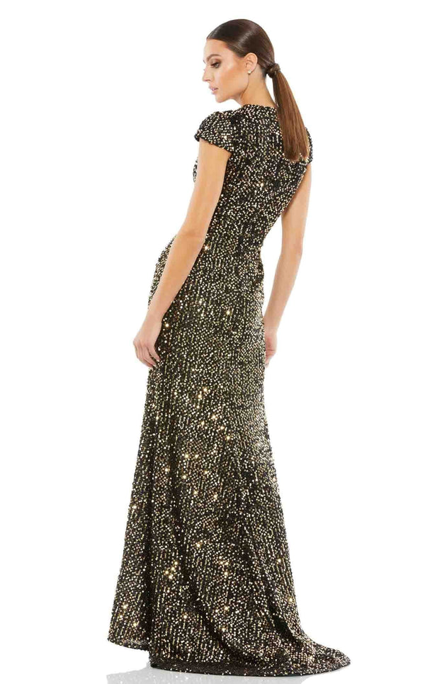 Mac Duggal 26647 Dress Black-Gold