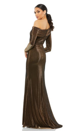 2 of 3 Mac Duggal 26660 Dress Chocolate