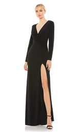 1 of 6 Mac Duggal 26686 Dress Black