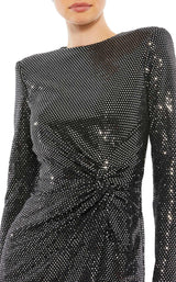 3 of 3 Mac Duggal 26721 Dress Black-Silver