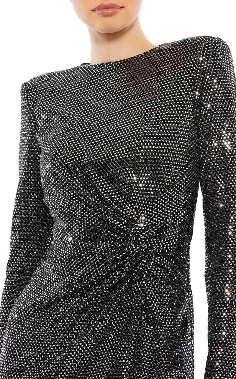 Mac Duggal 26721 Black-Silver