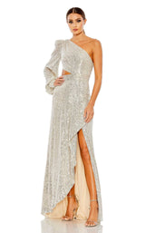 1 of 6 Mac Duggal 26730 Dress Silver