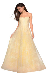 8 of 20 La Femme 27324 Pale Yellow