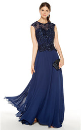 1 of 4 Alyce 27326 Dress Navy