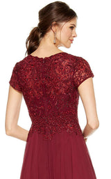 8 of 8 Alyce 27389 Dress Burgundy