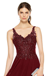 5 of 6 Alyce 27395 Dress Wine