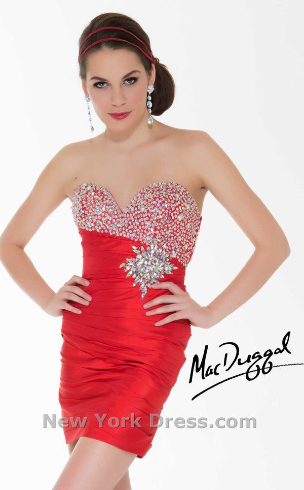 Mac Duggal 81702N Red