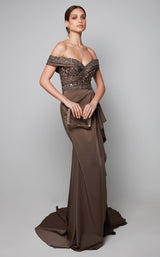 3 of 4 Alyce 27619 Dress Taupe