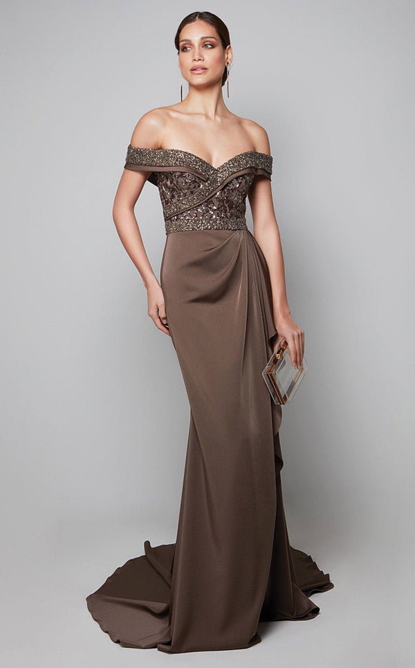 Alyce 27619 Dress Taupe