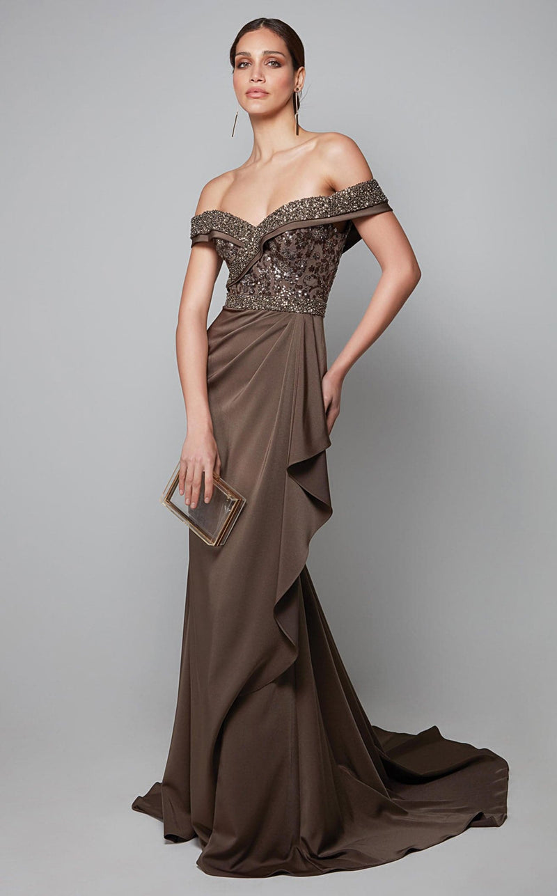 Alyce 27619 Dress Taupe