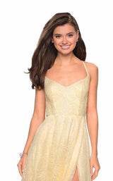 9 of 12 La Femme 27704 Pale Yellow