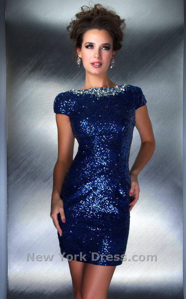 Mac Duggal 50090D Indigo