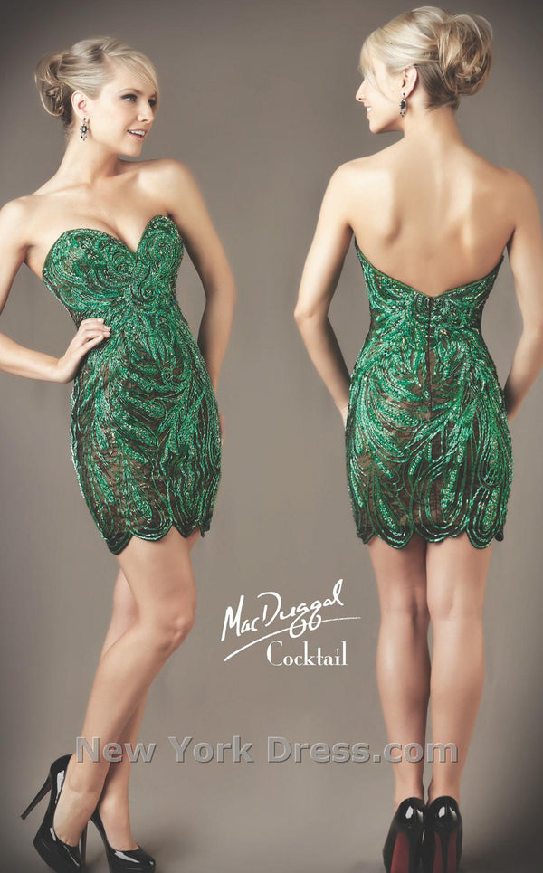 Mac Duggal 81714D Emerald