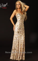 1 of 2 Mac Duggal 3544T Champagne