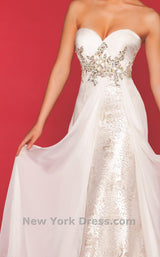 2 of 2 Mac Duggal 78730R Ivory/Nude